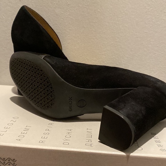 Geox Suede Chunky Heel - Picture 4 of 7